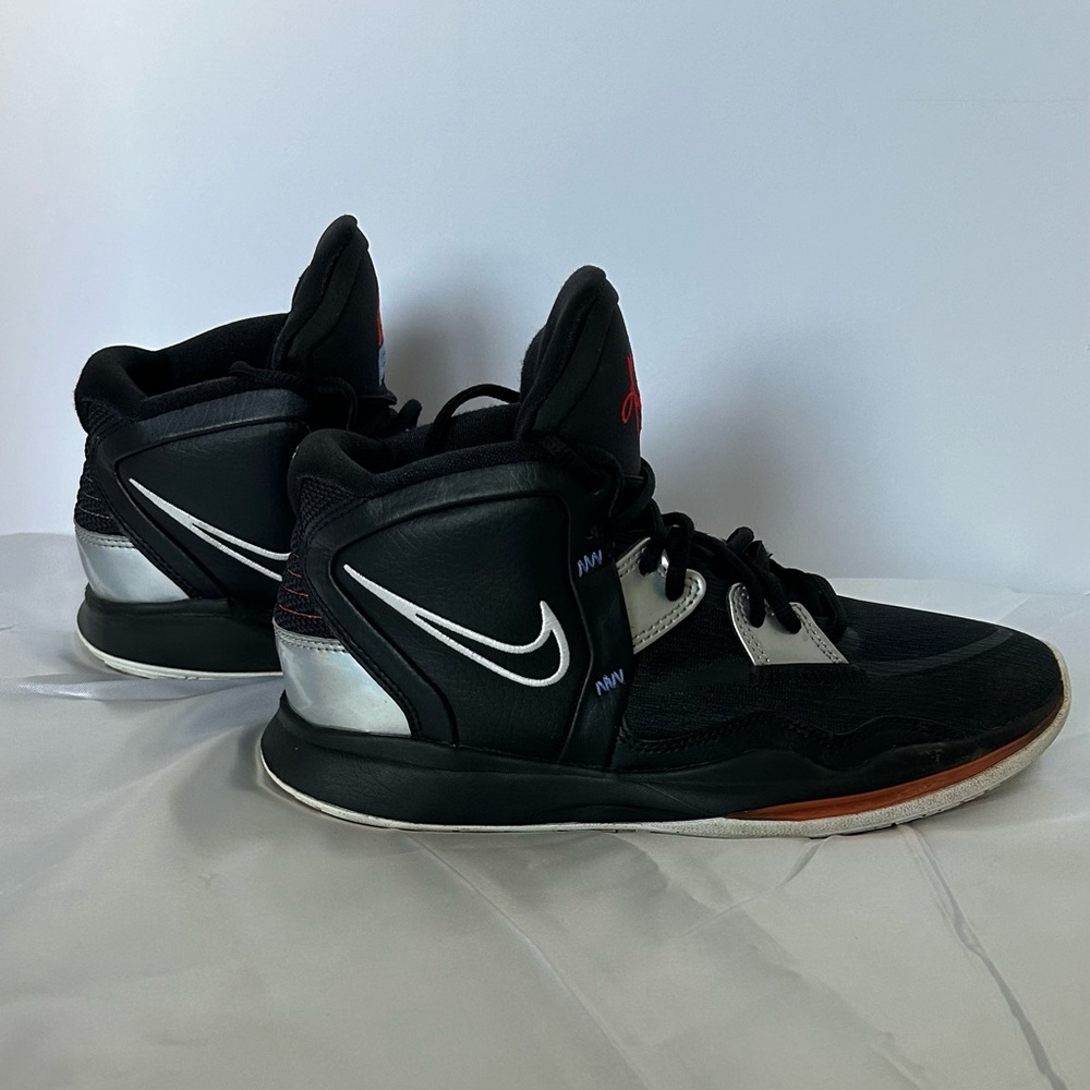 Nike Kyrie Infinity Fire and Ice Black ‎ Athletic Basketball Shoes Youth Size 7Y